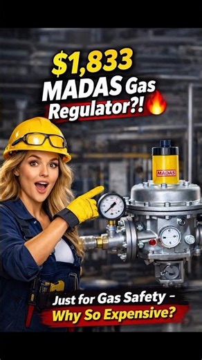 MADAS Gas Regulator.Would You Pay $1,833 Just for Gas Safety? 💨🔥 #IndustrialSafety #GasRegulator