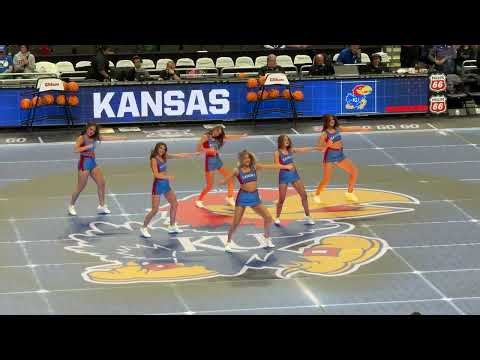 Kansas Rock Chalk Dancers Halftime Performance at Big 12 Tournament 3/12/2026