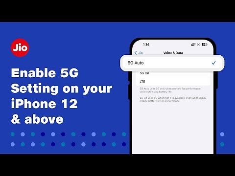 How to enable 5G setting on your iPhone 12 and above