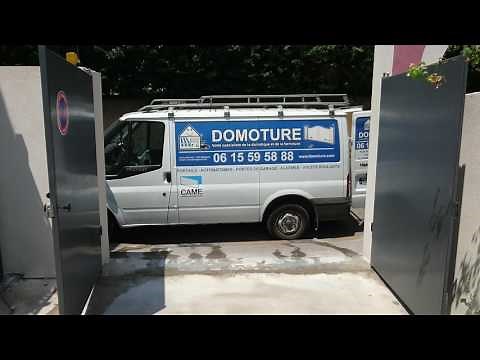 Automatisme CAME KRONO pour portail battant en fer et alu