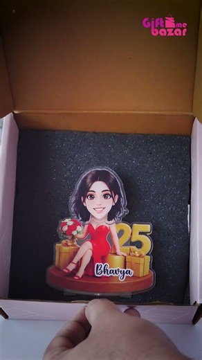This 25th Birthday Gift Made Her Cry ❤️ | Custom Bobblehead Surprise #personalizedgift #uniquegift.