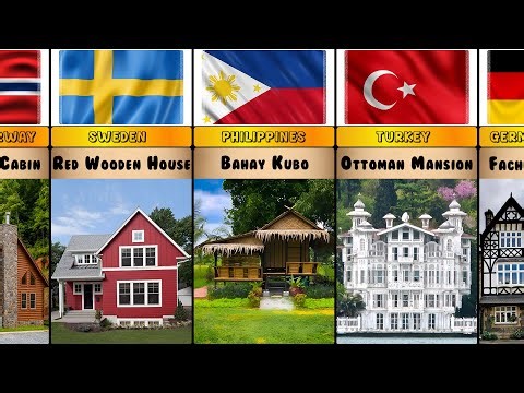How People Live in Different Countries | House Styles Comparison