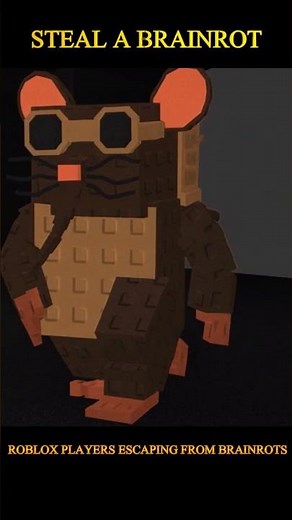 roblox players escaping from brainrots | #roblox #shortsfeed #stealabrainrot #trending