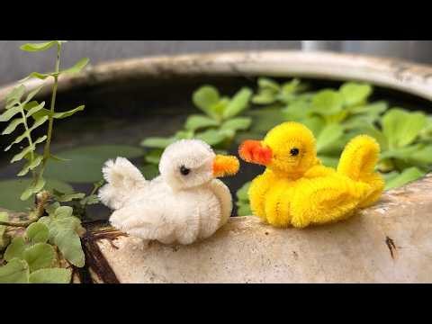 ABC TV | How to Make A Mini Duck With Pipe Cleaner - Craft Tutorial