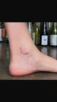 Small Ankle Tattoo Ideas Part - 3 | Cute & Minimal Ink Inspiration
