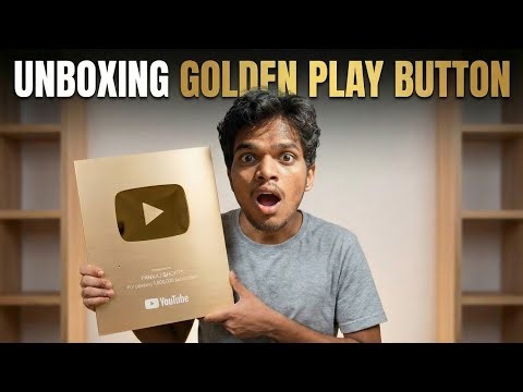 I Got My YouTube Golden Play Button! 😱 1 Million Subscribers Special Unboxing