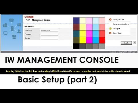 iW Management Console (part 2) - Basic Setup