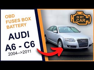 Where is and how to reach the fuse box of an Audi A6?
