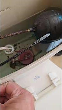 fixing broken toilet handle. #repair #plumbing