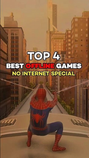 Top 4 Best Offline Games No Internet Required 👏