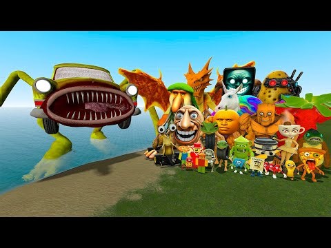 ALL NEW ITALIAN AI BRAINROT MEMES VS CAR EATER TAPES MONTERS! - Garry's Mod