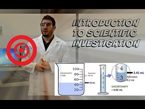 Lab Experiment #1: Introduction to Scientific Investigation.