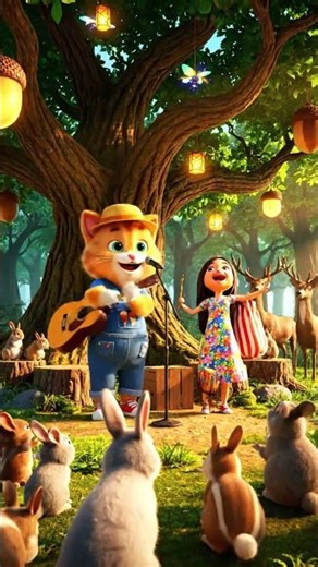 Orange Cat Gets Piano Lessons from a Squirrel Teacher 🎹😺