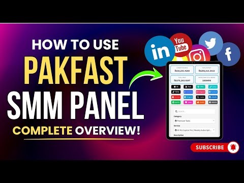 How to use PakFast SMM Panel step by step | Full Tutorial For Beginners