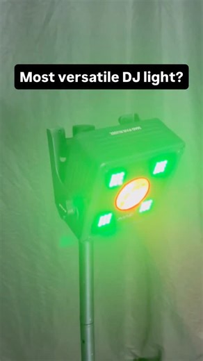 Not all PARs are built the same. Focused center beam. Wide outer optics for smooth coverage. Independent control for a complete light show in a compact fixture. Built-in wireless DMX, long battery life, and IP65 rated. Optional frosted filter for an even softer look. Comment “link” and I’ll send my full review of the JMAZ Mad Par Rubix 👀 | DJ Daryl Bennett