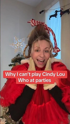 Why I can’t play Cindy Lou Who at parties! #thegrinch #shorts #christmas