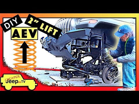 DIY AEV 2" Spacer Lift: Jeep Wrangler JL Sahara Unlimited