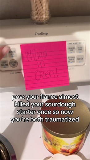 both being me and Wilma Waldorf my sourdough starter #sourdoughlife | sourdough starter