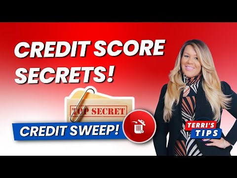Credit Score Secrets! Personal Credit Sweep! How to Do a "Personal Credit Sweep"! Credit Repair!
