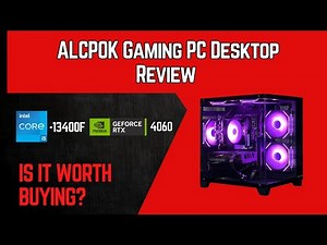 ALCPOK Gaming PC Desktop Review | Intel Core i5 13400F | RTX 4060