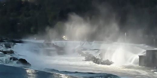 Empty kayak found after kayaker ‘in distress’ goes over waterfall