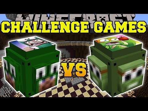 Minecraft: LITTLE LIZARD VS TINY TURTLE CHALLENGE GAMES - Lucky Block Mod - Modded Mini-Game