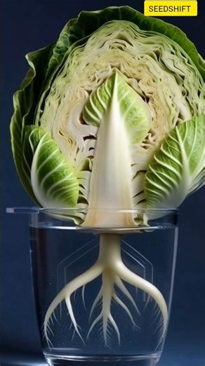Seed to Cabbage 🥬| Amazing time lapse #timelapse #gardening #short #viralvideo
