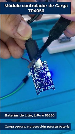 TP4056 Controller Module Mini Tutorial How It Works #electronics #tp4056 #battery #robotics