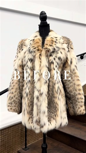 Before ➡️ After ✨ A traditional lynx jacket transformed into a modern short bolero — light, chic, and effortlessly stylish. A perfect example of how we give vintage furs a new look and a new life 💫 #RestyleYourFur #LaBelleFurs #FurTransformation #UpcycledLuxury #FurRestyle #FurRedesign #LuxuryReimagined #ModernFurDesign #BoleroJacket #LynxFur #VintageToModern #HeirloomRestyle #SustainableLuxury #LaBelleSince1919 #FashionReborn #FurRestyling #FurUpcycling #TimelessStyle #EcoChic #CustomFurDesign