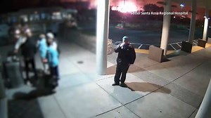 30K views · 28 reactions | The Sutter-Santa Rosa Regional Hospital is reopening. New security camera video shows the fire approaching the hospital nine days ago. | America's Morning Headquarters | Facebook