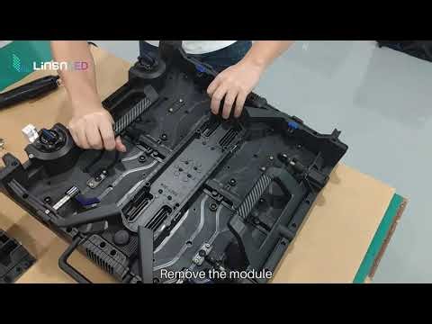 MY500 LED Cabinet Splicing Tutorial | How to Connect Regular Cabinet with Curved Lock