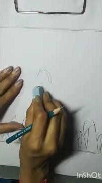 …✨how to draw teulip🌷and butterfly 🦋#youtube video#....