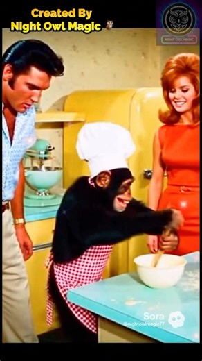 Elvis Presley & Ann-Margret: Scatter The Chimp Kitchen Chaos 🦉🪄