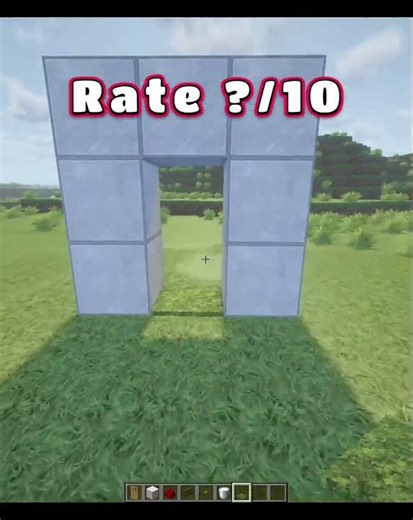 Minecraft Super Easy Invisible Door Build Tutorial! 💀 (SOL VIBRA) #shorts #minecraft