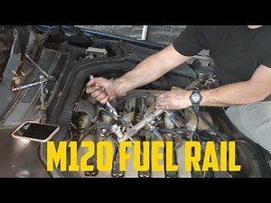 S600 w140 M120 v12 pulling fuel rail and fuel injectors: shop vlog fun