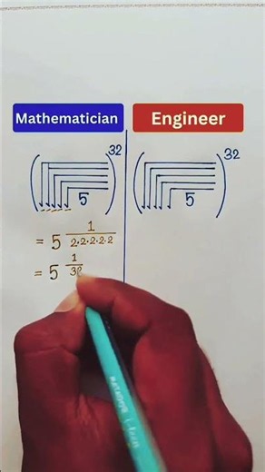 Explained How Mathematician vs Engineer works #mathematics #math #maths #mathstricks #olympiad