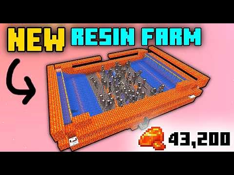 Fast AFK Resin Farm in Minecraft! 1.21.4-1.21.11+ Minecraft