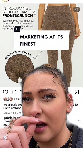 Front Scrunch? Coukd it acc become a trend tho? @TALA #wearetala #frontscrunch #gymwear #marketing #takenfieediat