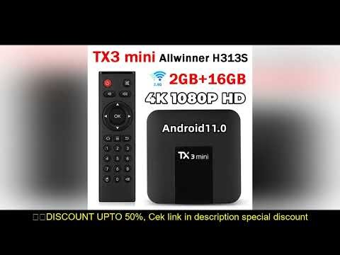 Original Tanix TX3 mini top box Android 11.0 4K HD 2G 16G 4G WiFi 4K TX3 TV Box Smart Allwinner H313
