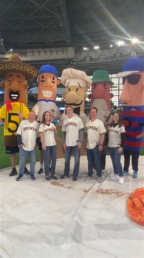 Milwaukee Brewers Weather Day with the CBS 58 Ready Weather Team was electrifying! 🌩️ | CBS 58