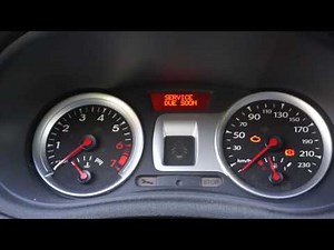 How to reset the oil service on Renault Clio