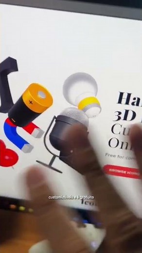 Create 3D icons for free #design #3d #tips #digitalmarketing #socialnetworks #socialmedia