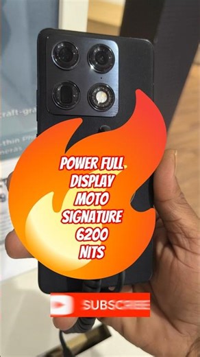Power Of Display Quality6200nits👀Moto Signature🔥#motorola #signature #explore #viral #tech #ytshorts