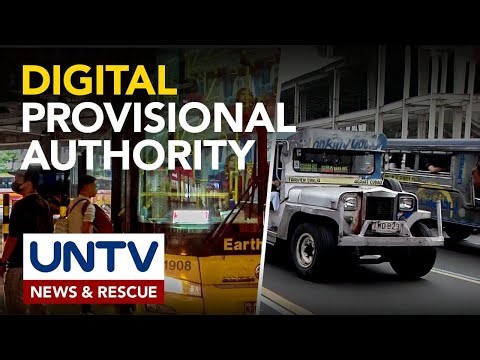 Mga PUV, papayagan ng LTFRB na mag-operate gamit ang digital provisional authority