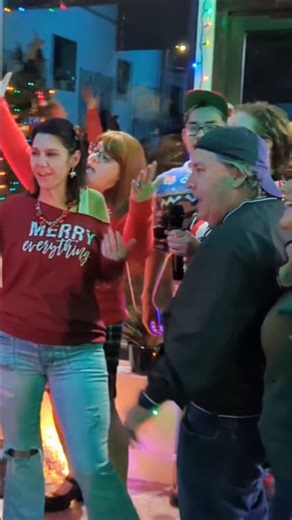 Rewind Retrobar on Instagram: "​We had so much fun at last year’s Holiday Karaoke, and we can't wait to do it again! 🎤❄️ ​This Saturday, December 20th starting at 7:30 PM, we are rewinding to those iconic '80s and '90s classic Christmas hits. Remember the time Bono saved the world at Christmas? 🌍😎 ​But don't worry—you can sing any Christmas song you want! ​Get those vocal cords warmed up and tell us below: What song are you going to sing? 🎄🎶 ​#HolidayKaraoke #80sChristmas #FeedTheWorld #Kar