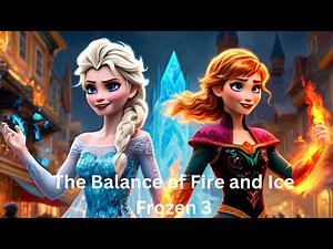 Elsa and Anna Sister Bond: Powers of Ice and Fire in Frozen| Animated Kids Cartoon Story