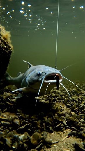 🎣 CRAZY FISH BITE! 🤯 Unbelievable Bait Reaction! 🐟 #fishing #shorts