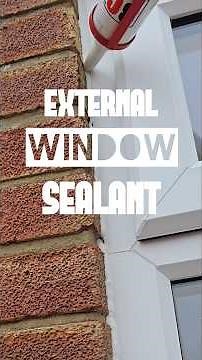 Mastic man- sealant application- External window detail work 🪟 #homeimprovement #diyprojects