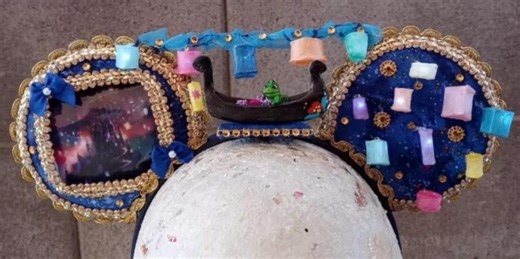 Custom Light up Tangled Mickey Ears With Optional Sound. Whimsical Mickey Ears - Etsy