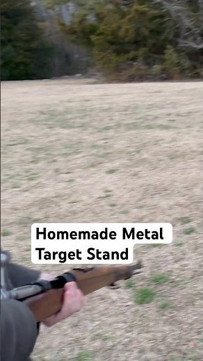 First Time Shooting At Our Homemade Metal Target Stand with 8 mil